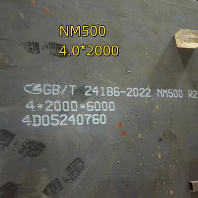 NM500 Wear Resistant Steel Plate 500 HBW Abrasion Resistant AR500 Sheet 6mm - 60mm Thickness