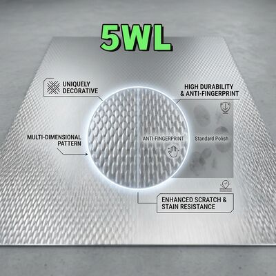 Marine Grade 316L Stainless Steel Sheet ASTM A240 Cold Rolled 2B Finish For Coastal Projects