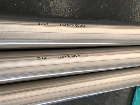 304 INOX 1.4301 Stainless Steel Tubing , Ss Pipe Welding Long Life Time