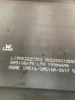 Boiler Quality Pressure Vessel Steel Plate ASTM A516GR 70 Pressure Vessel Boiler Steel Plate