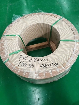 SUS 301 Stainless Steel Strip Coil for Springs 1/2 Hard 3/4H Full Hard