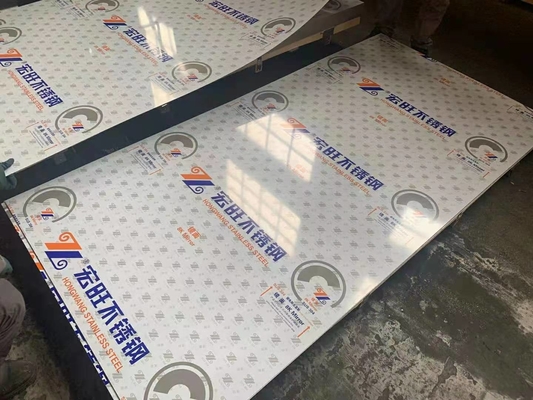 Titanium Coating Blue Brown Color 0.5MM Gold Mirror Stainless Steel Sheet 430 Grade