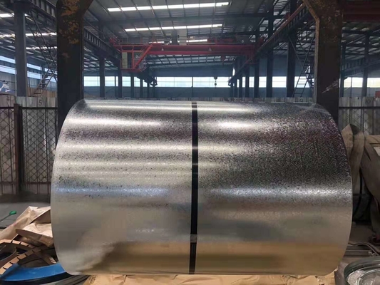 1.0mm Galvanized Steel Coils Dx51d Grade 50 - 150g Zinc Coated