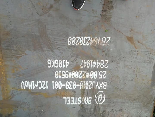 2.0mm Aisi Standard Alloy Steel Plate Grade 12cr1mov
