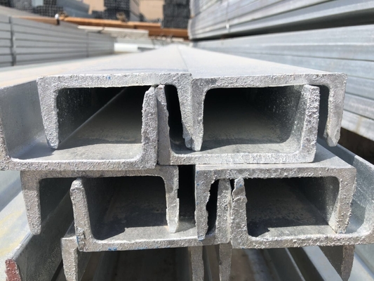 Q235b Steel Channel Bar C And U Slotted Galvanized