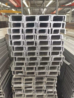 C And U Slotted Strut Channel Bar Galvanized Shaped Steel Profile