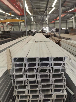 C And U Slotted Strut Channel Bar Galvanized Shaped Steel Profile