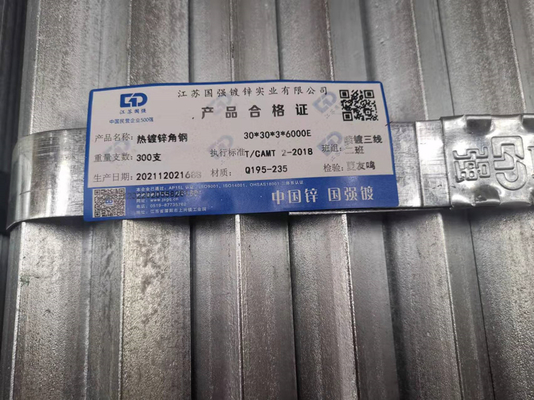 300*300 Angle Bar Galvanized For Building Structures