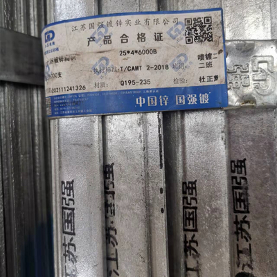 Carbon Steel Flat Bar 6m Hot Dipped Galvanized Flat Bar S235jr A36 For Building Material