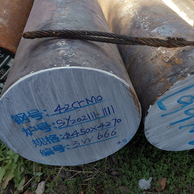 42crmo Scm440 Alloy Steel Round Bars Od200-600mm Forged