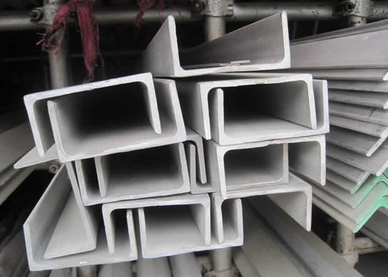 Cold Rolled Stainless Steel / SS U Channel A554 304 304L For Construction