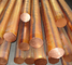 industrial Round Shaped Copper Products , 5-120mm Diameter Red Copper Bar
