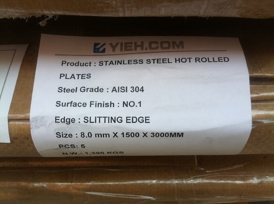 S31803 Duplex Steel Plate 2B NO.1 NO.4 + PE Finished 0.6mm - 14mm Thickness