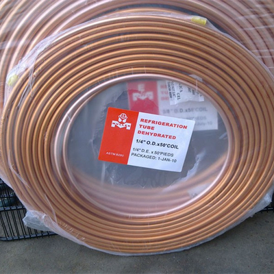 C1220 Smls Od 40mm Red Copper Tube For Air Condition