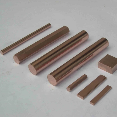 99.99% Pure Copper Round Bar Red C10100 Diameter 4 -100mm Pipes