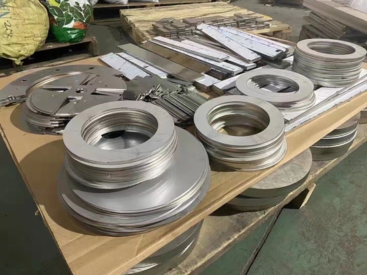 Laser Cutting Stainless Steel Plates 304 316L Hydraulic Press Cutter