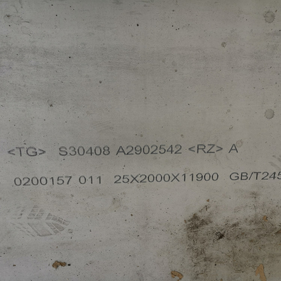 S30408 Stainless Steel Plates 06Cr19Ni10 Inox Plate SUS304 10-150mm Thickness