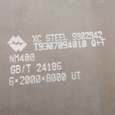  Class400 Steel Plate 6.0*2000*6000mm Drilling AR400 Steel Plate