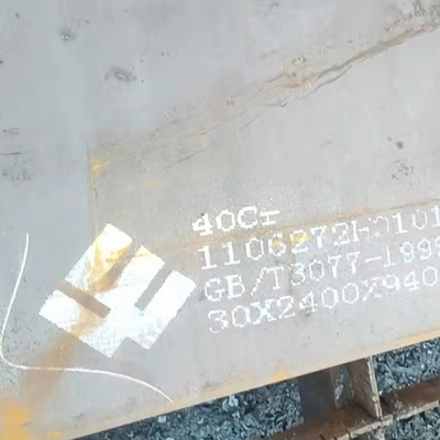 SCR440 Seamless Alloy Steel Plate Thickness 3.0mm Waterjet Cutting High Strength