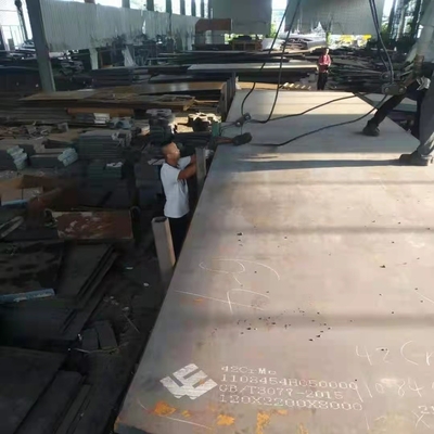 SCR440 Seamless Alloy Steel Plate Thickness 3.0mm Waterjet Cutting High Strength