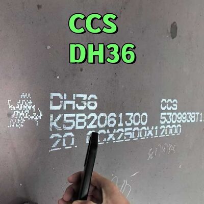 LR CCS BV  ABS AH36 DH36 EH36 Hot Rolled Ship Steel Plate  For Offshore Platforms