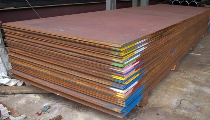 product-1-1 ASTM 12mm A606M High Carbon Steel Plate For Railway Carriage , 3000-18000MM Length 3