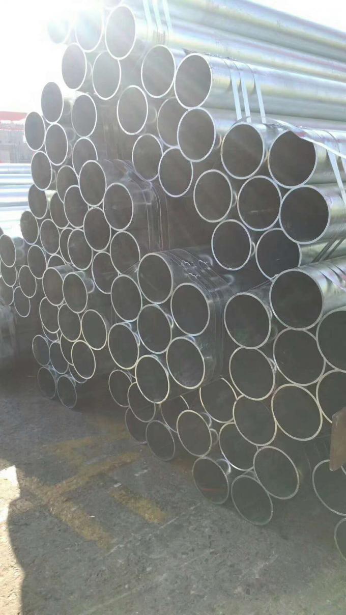 Building Materials Galvanized Round Steel Pipe / Pre Galvanized Steel Pipe 0