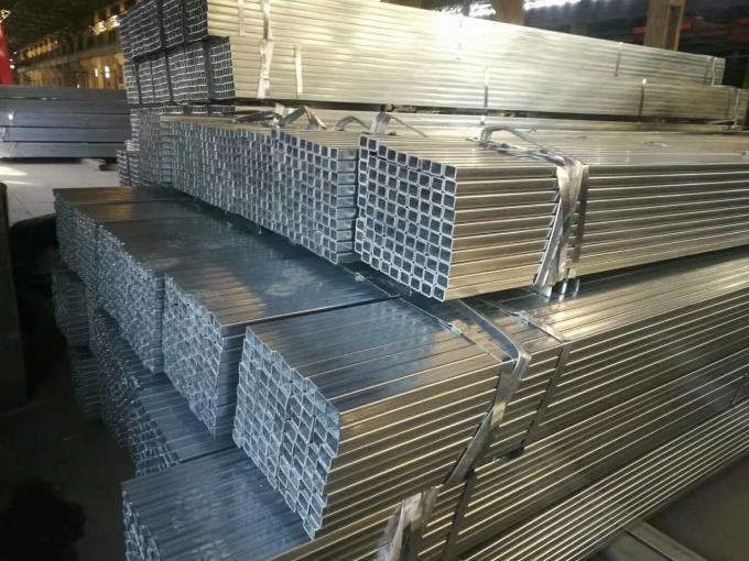 Building Materials Galvanized Round Steel Pipe / Pre Galvanized Steel Pipe 2