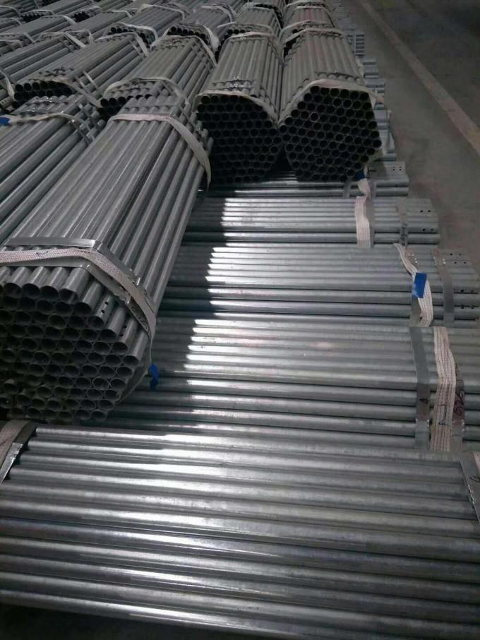 Building Materials Galvanized Round Steel Pipe / Pre Galvanized Steel Pipe 3
