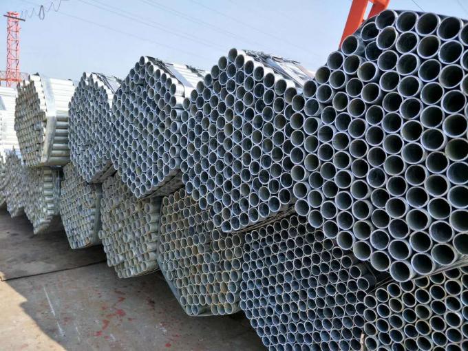 ERW Zinc Coated Seamless Steel Pipe Galvanized Hollow Section 0