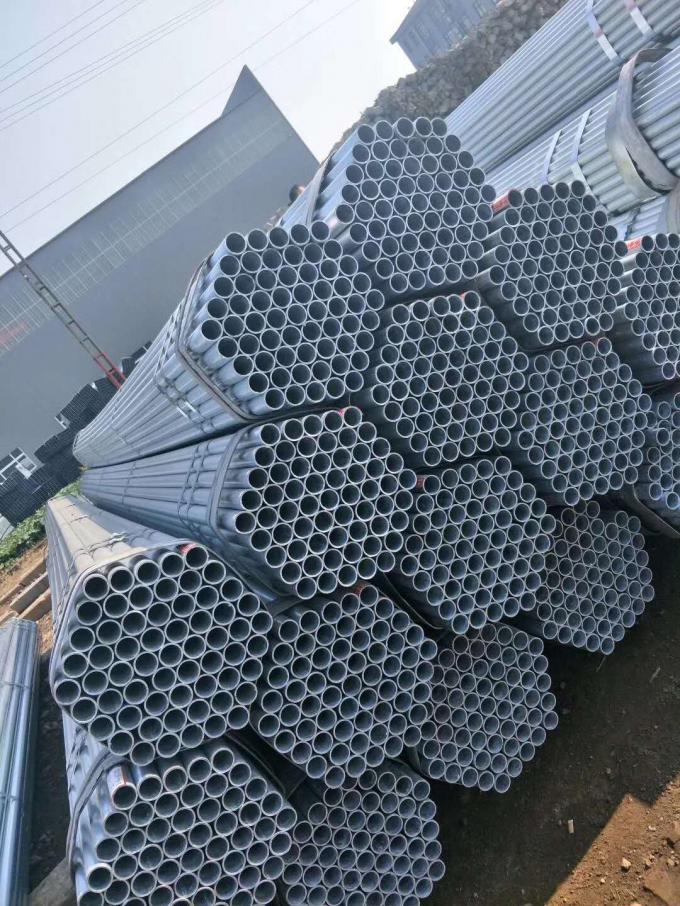 ERW Zinc Coated Seamless Steel Pipe Galvanized Hollow Section 1