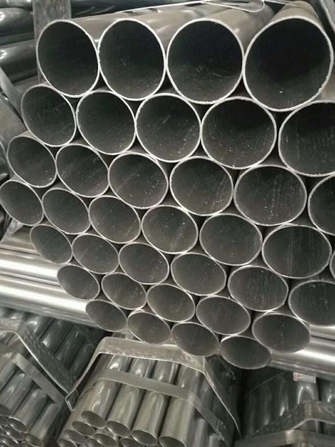 ERW Zinc Coated Seamless Steel Pipe Galvanized Hollow Section 2