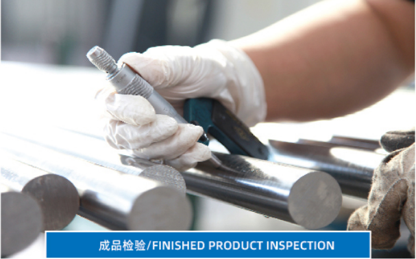Finished product Dimensional inspection 34CrNiMo6+QT Alloy Structure Steel Bar Rod Annealed OD 55mm 6M Length 6