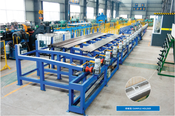 Ultrasonic automatic flaw detection system 34CrNiMo6+QT Alloy Structure Steel Bar Rod Annealed OD 55mm 6M Length 15