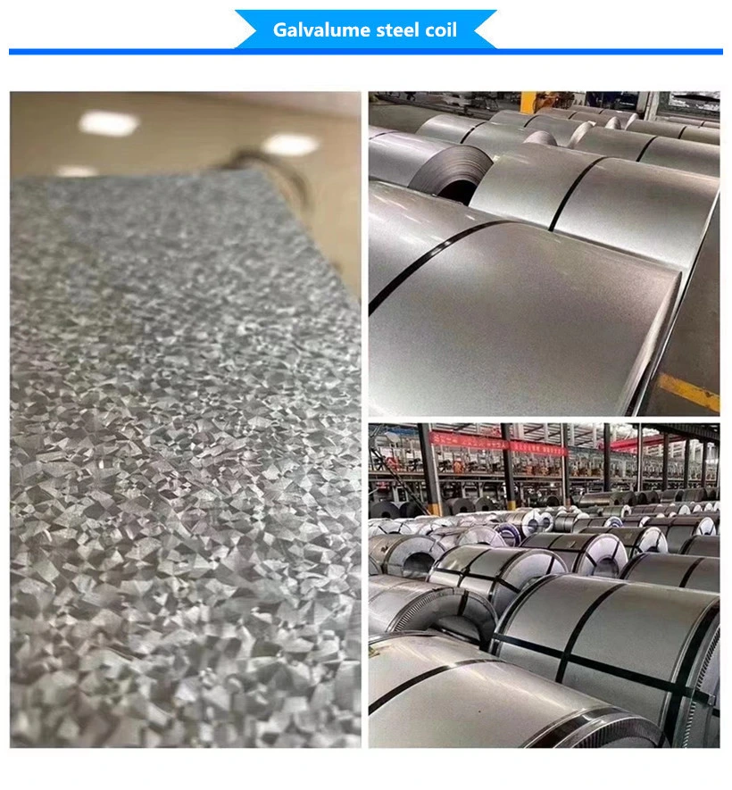 DX51D AZ150 Galvalume Aluzinc Steel Coil AZ150G 1.0*1250mm For lok Roofing Sheet 2