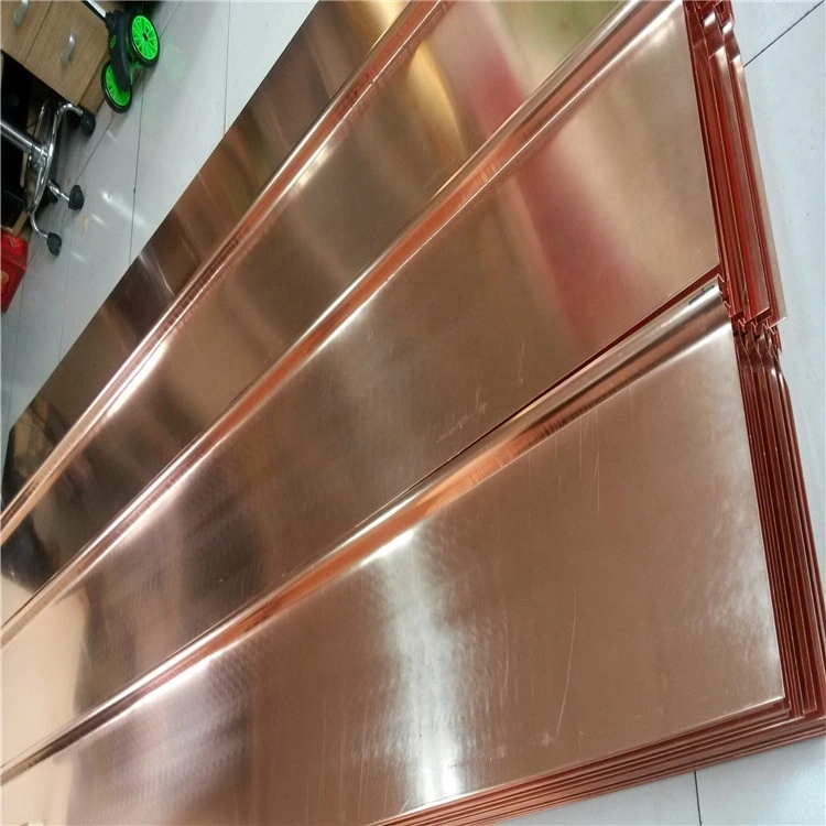 2400mm Wide Large Size 1.2mm 1.5mm Thickness Pure Copper Flat Sheet Copper Plate