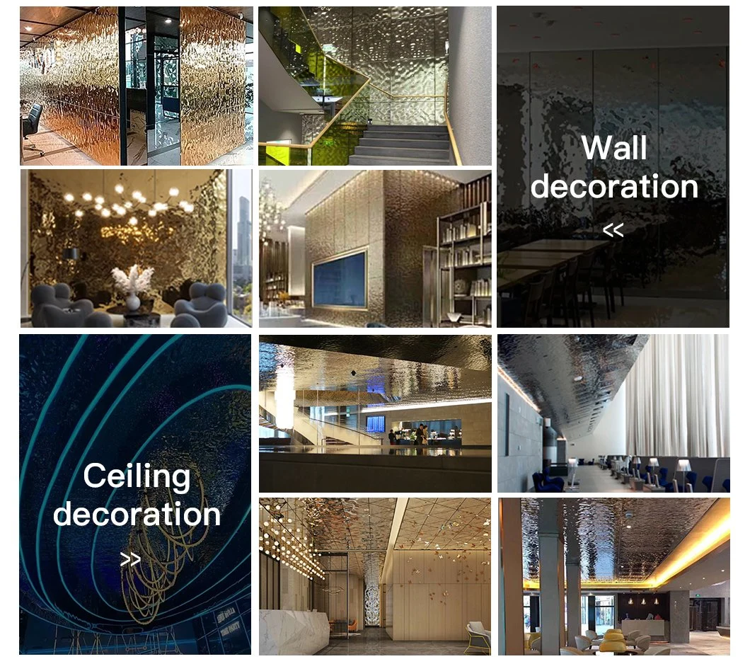 304 201 Stainless Steel Water Ripples For Wall And Ceiling Decoration 7