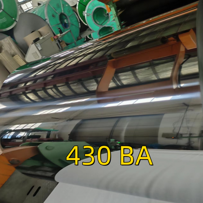 430 BA DIN 1.4016  Surface With PE Film  Stainless Steel Sheet 0.5*1220*2440mm 0