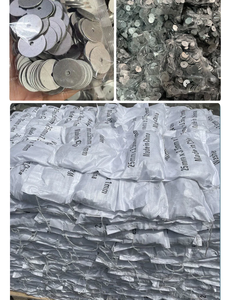 Zinc Plated Carbon Steel Flat Washer M8 M10 M12 M16 M20 M25 Galvanized Plain 3