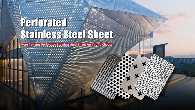 310S 1.4845 Stainless Sheet With Holes 1.0MM THK X HOLE Ø2MM X PITCH 3MM X L1219MM X 2438MM 0