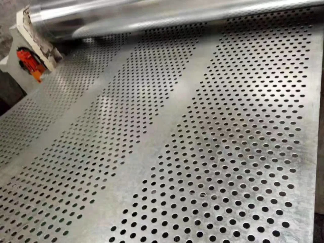 310S 1.4845 Stainless Sheet With Holes 1.0MM THK X HOLE Ø2MM X PITCH 3MM X L1219MM X 2438MM 2
