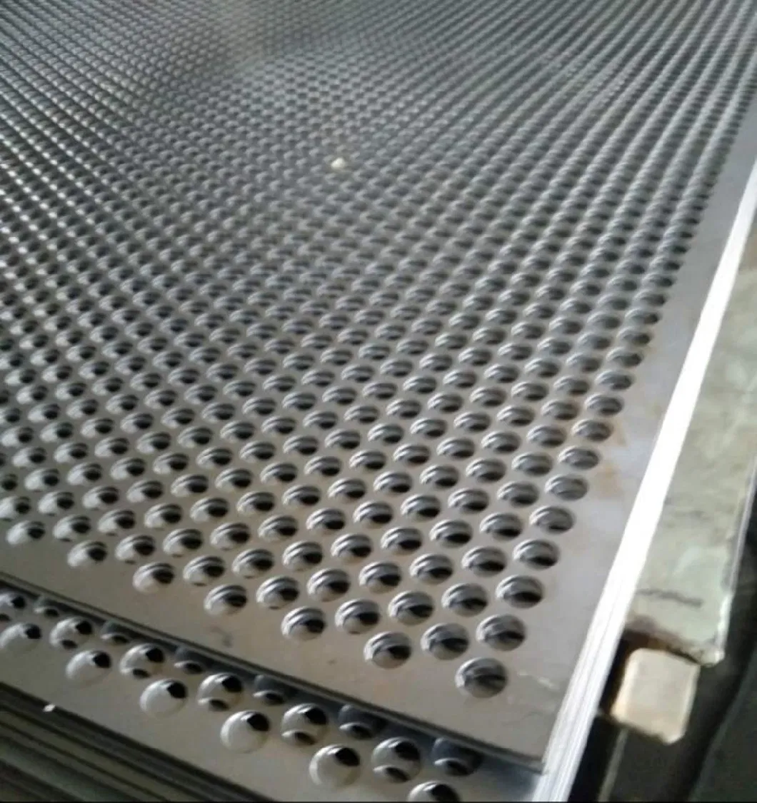 310S 1.4845 Stainless Sheet With Holes 1.0MM THK X HOLE Ø2MM X PITCH 3MM X L1219MM X 2438MM 3
