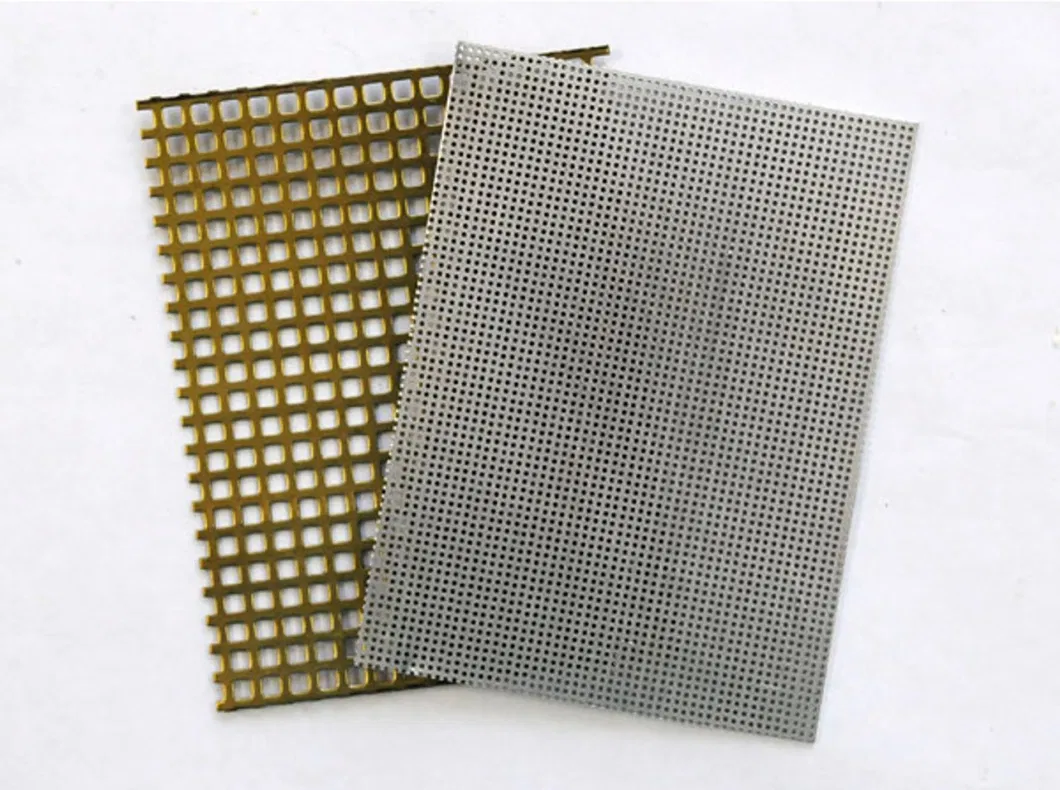 310S 1.4845 Stainless Sheet With Holes 1.0MM THK X HOLE Ø2MM X PITCH 3MM X L1219MM X 2438MM 4