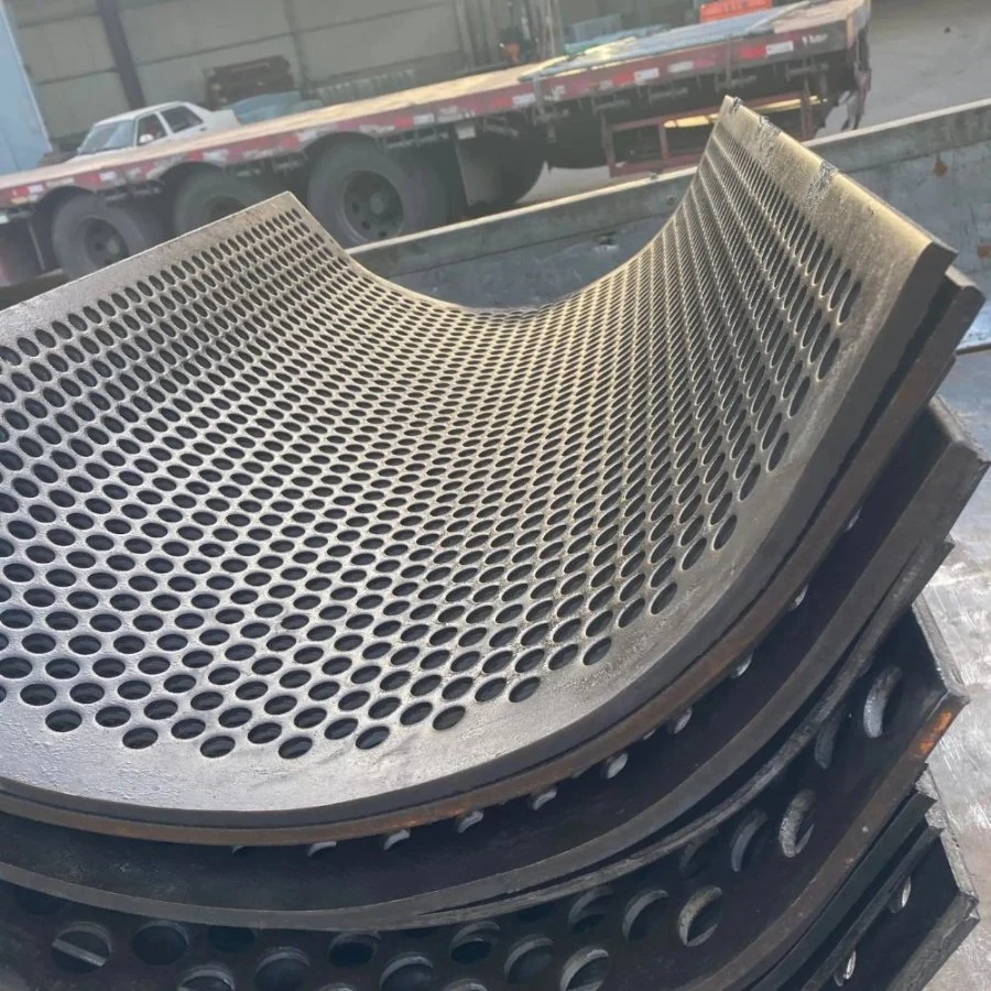 310S 1.4845 Stainless Sheet With Holes 1.0MM THK X HOLE Ø2MM X PITCH 3MM X L1219MM X 2438MM 5