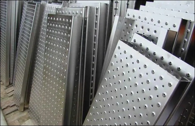 310S 1.4845 Stainless Sheet With Holes 1.0MM THK X HOLE Ø2MM X PITCH 3MM X L1219MM X 2438MM 7