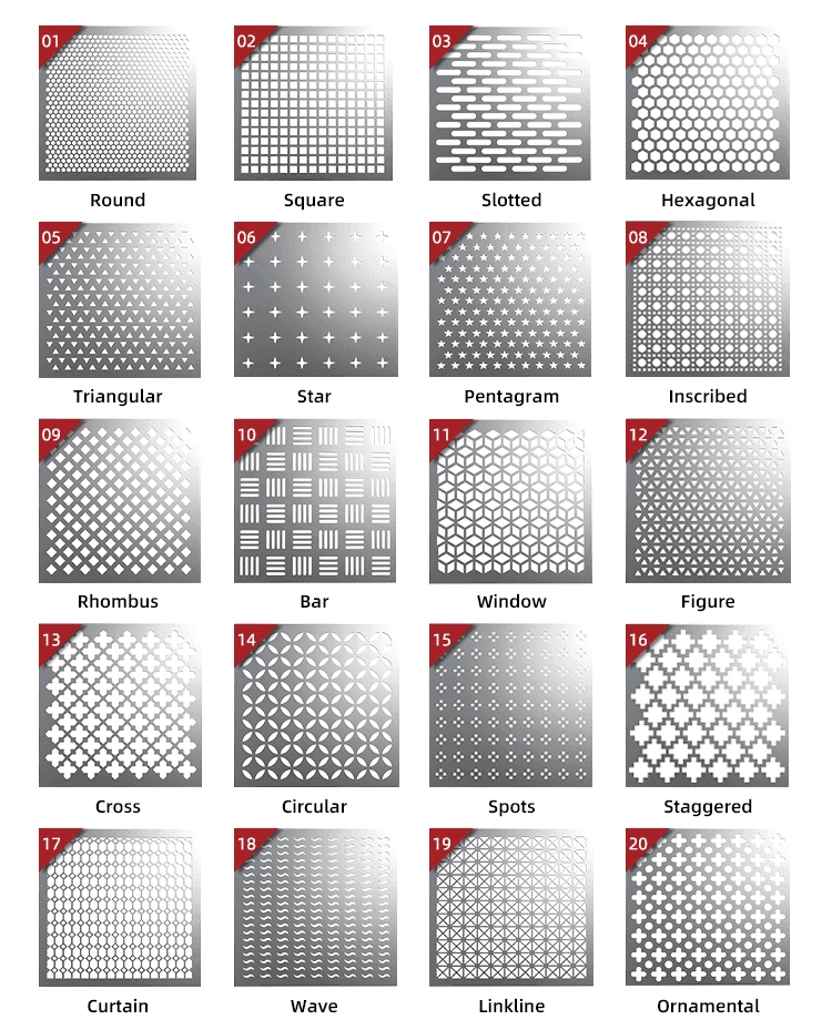 310S 1.4845 Stainless Sheet With Holes 1.0MM THK X HOLE Ø2MM X PITCH 3MM X L1219MM X 2438MM 9