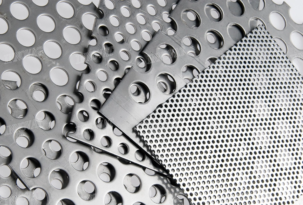 0.5-12mm 304 316 Stainless Steel Perforated Metal Sheet Filter Sheet Punched Plate 0