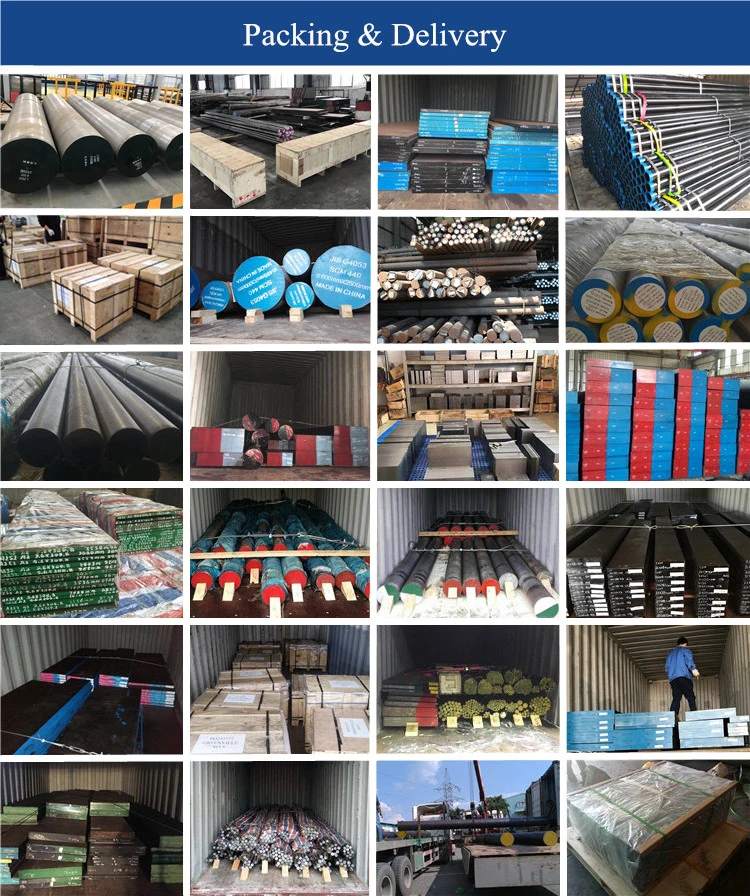 34CrNiMo6  SAE4340 Forged Steel Square Flat Bar Steel Block VCN150 Dimension 75*520*680mm 2