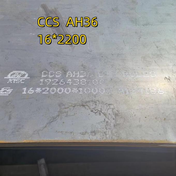 High Strength Steel AH36 Plate SIZE : 50mmT x 2438mmW x 1500mmL Ship Steel Plate CCS LR BV Class For Marine 0