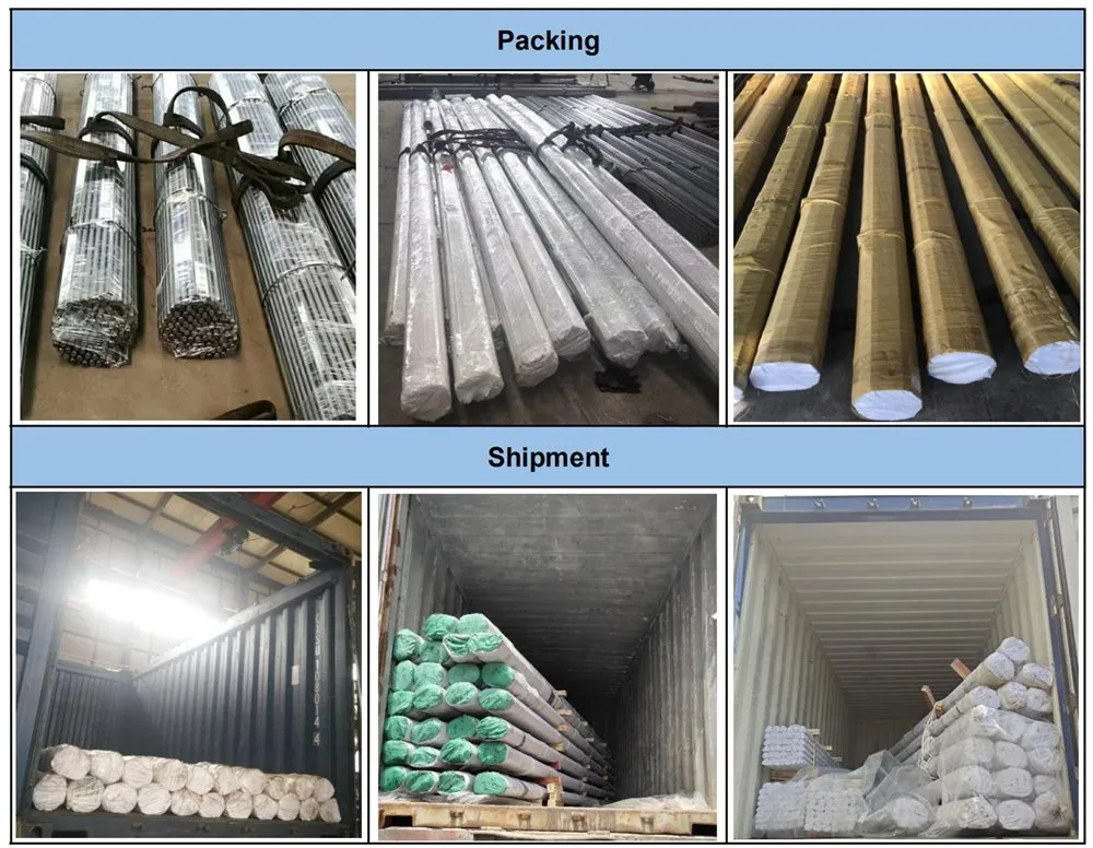 SAE1045 Round Rod Carbon Steel Cold Drawn Hex / Round / Flat Bar 3